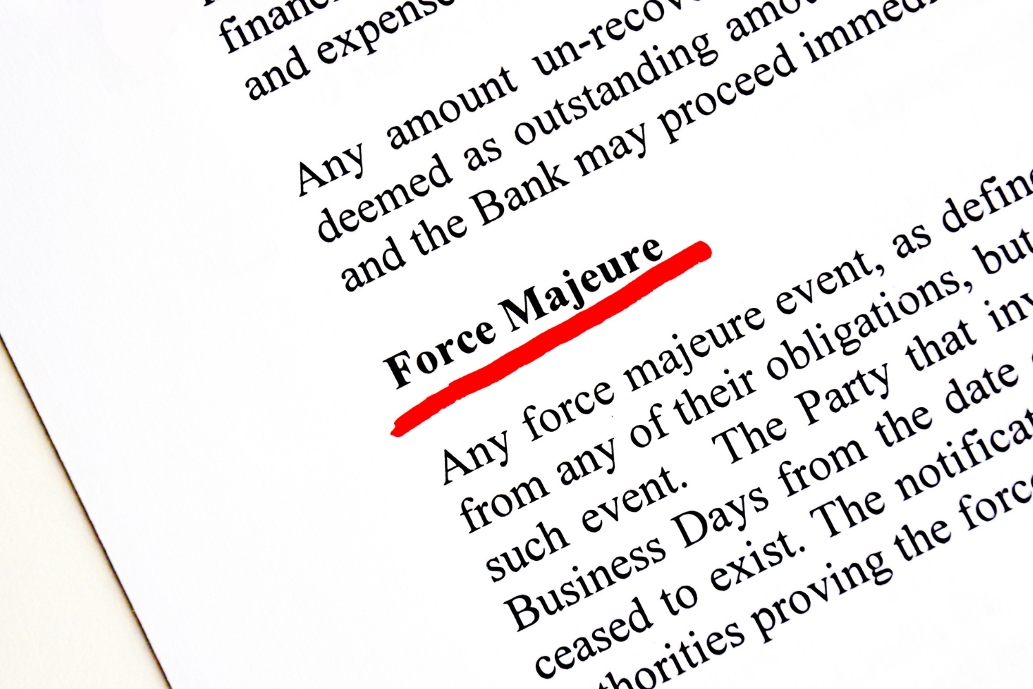 force-majeure UAE